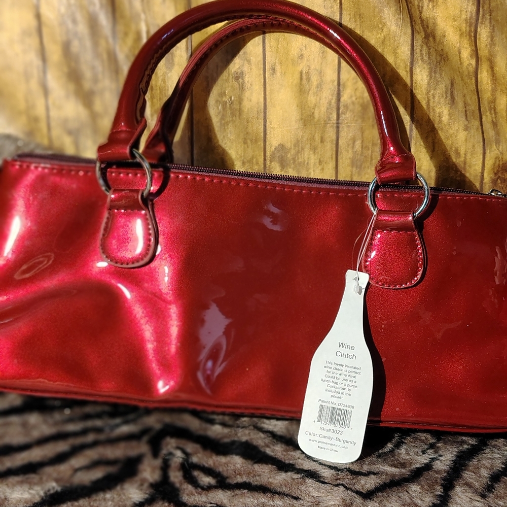 Primeware Red Insulated Wine Clutch